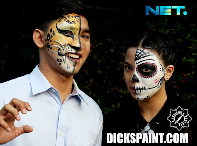 Face Painting Talk Show Net TV Jakarta