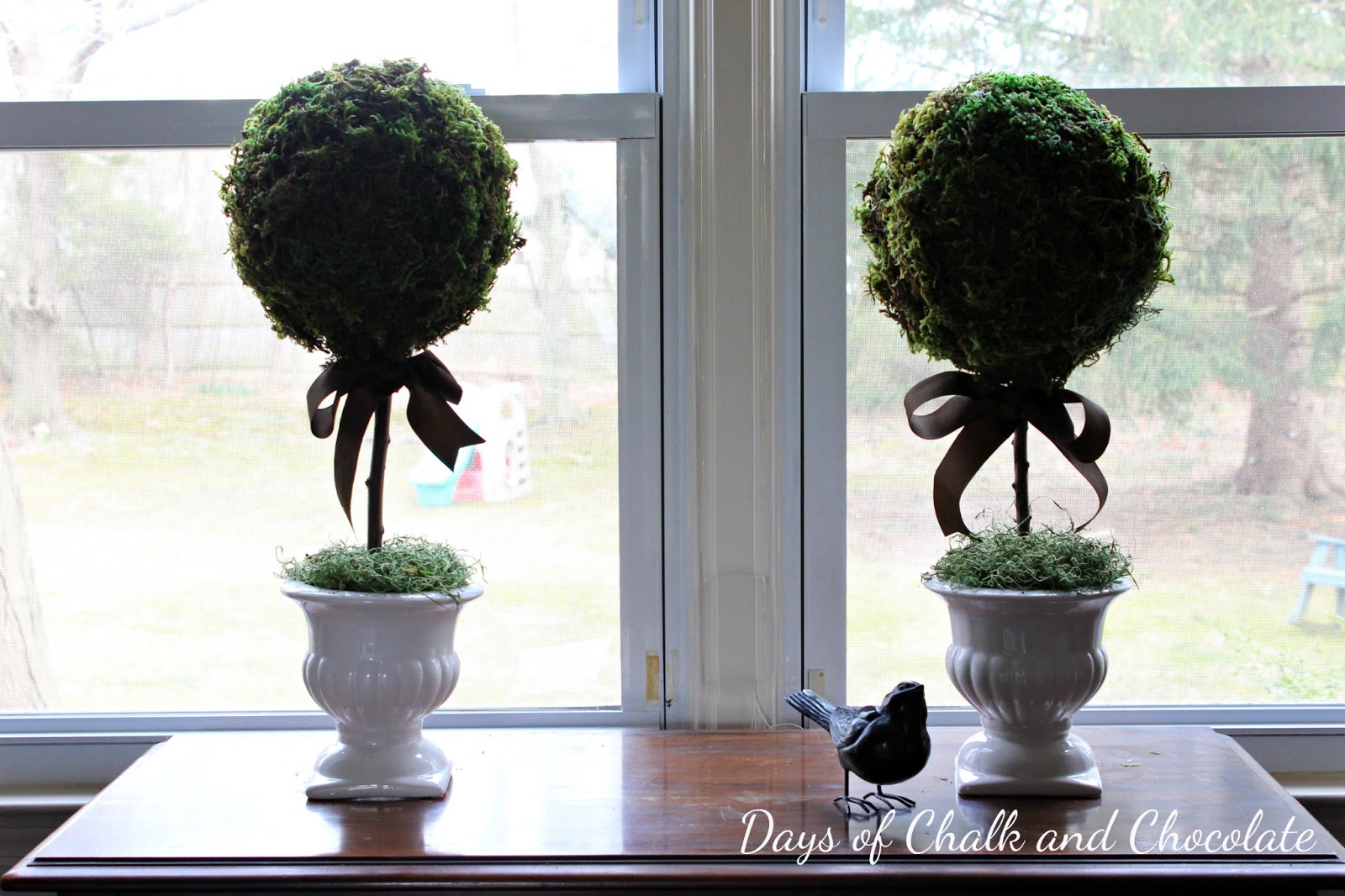 How To DIY Topiaries (Paper Mache) Days of Chalk and Chocolate