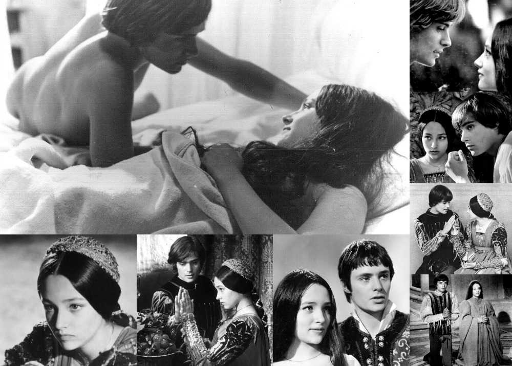 Olivia Hussey and Leonard Whiting.