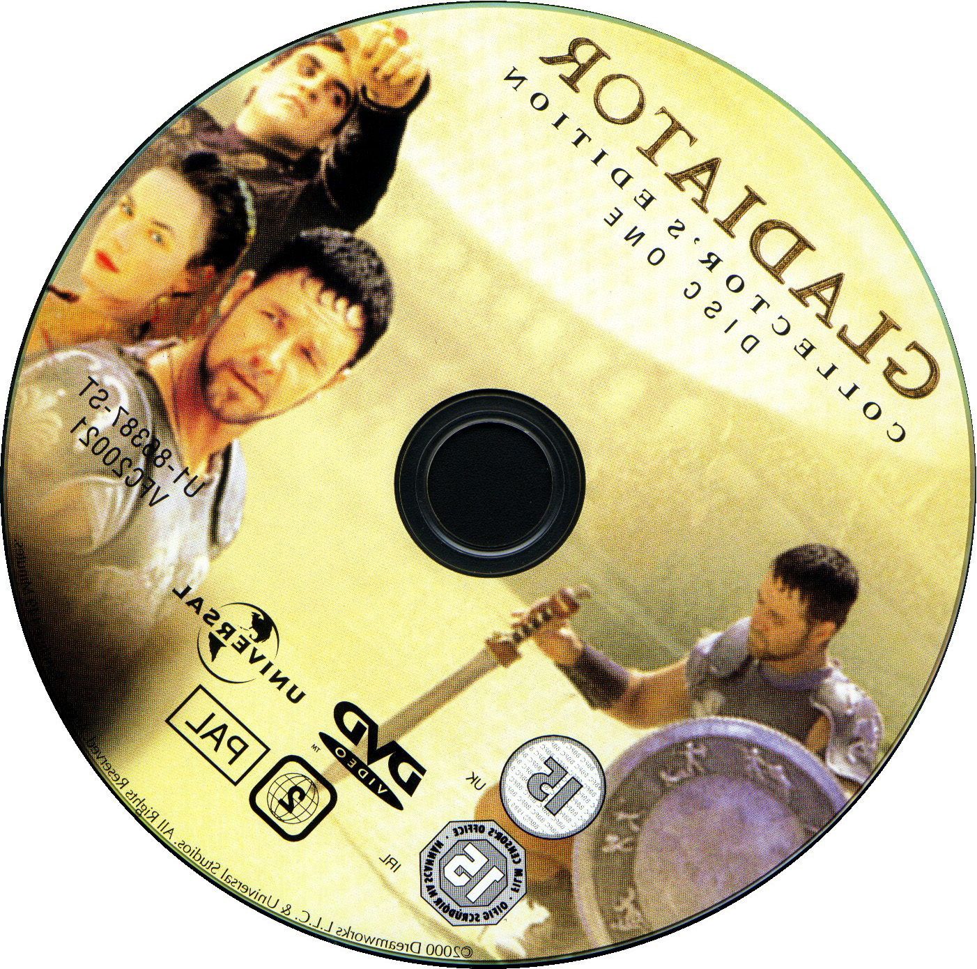 Gladiator Dvd Label Gladiator Dvd Label