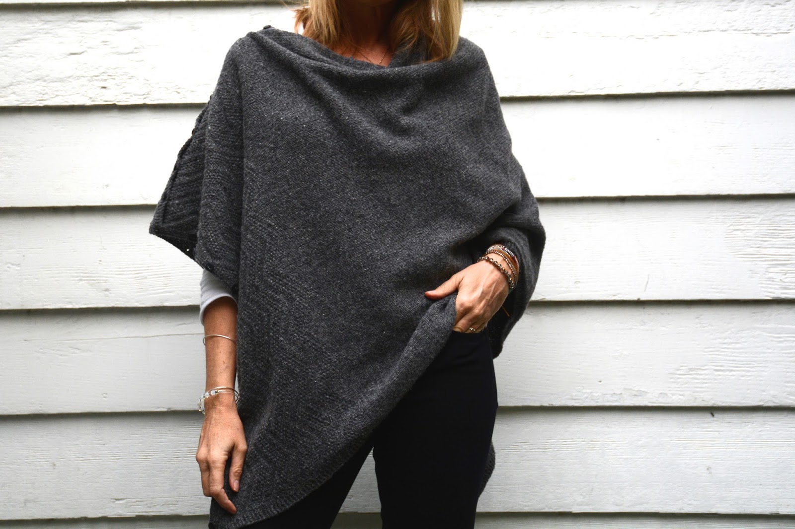 yoga shawl a Friend to knit with