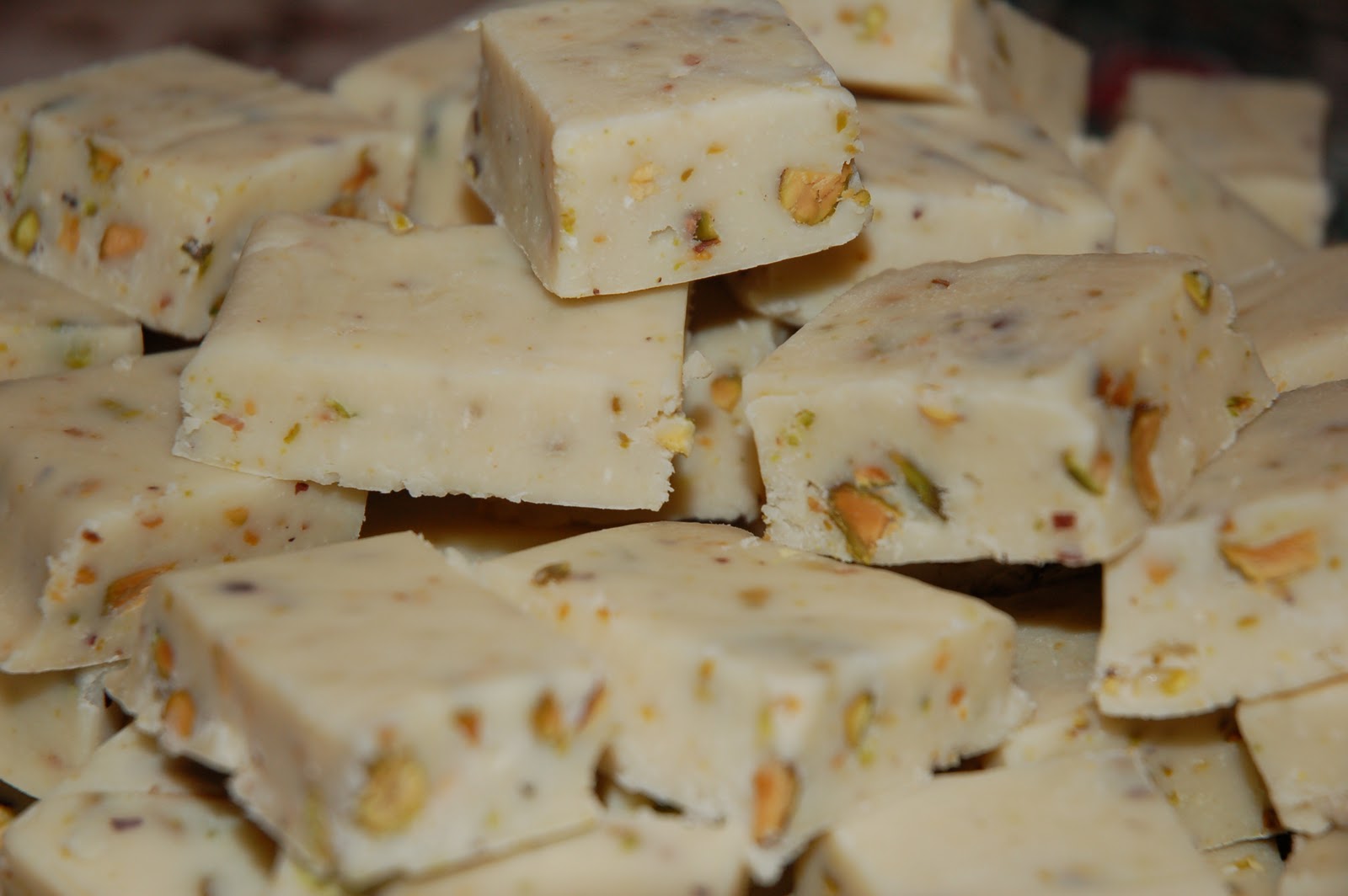 Lori Blaine Irish Cream and Pistachio Fudge