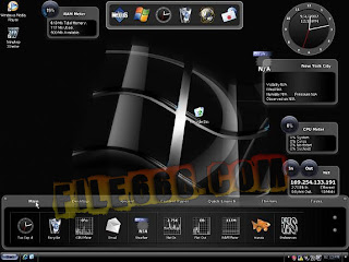 Windows XP SP3 Black Edition ~ GANGSTA RULZZ...