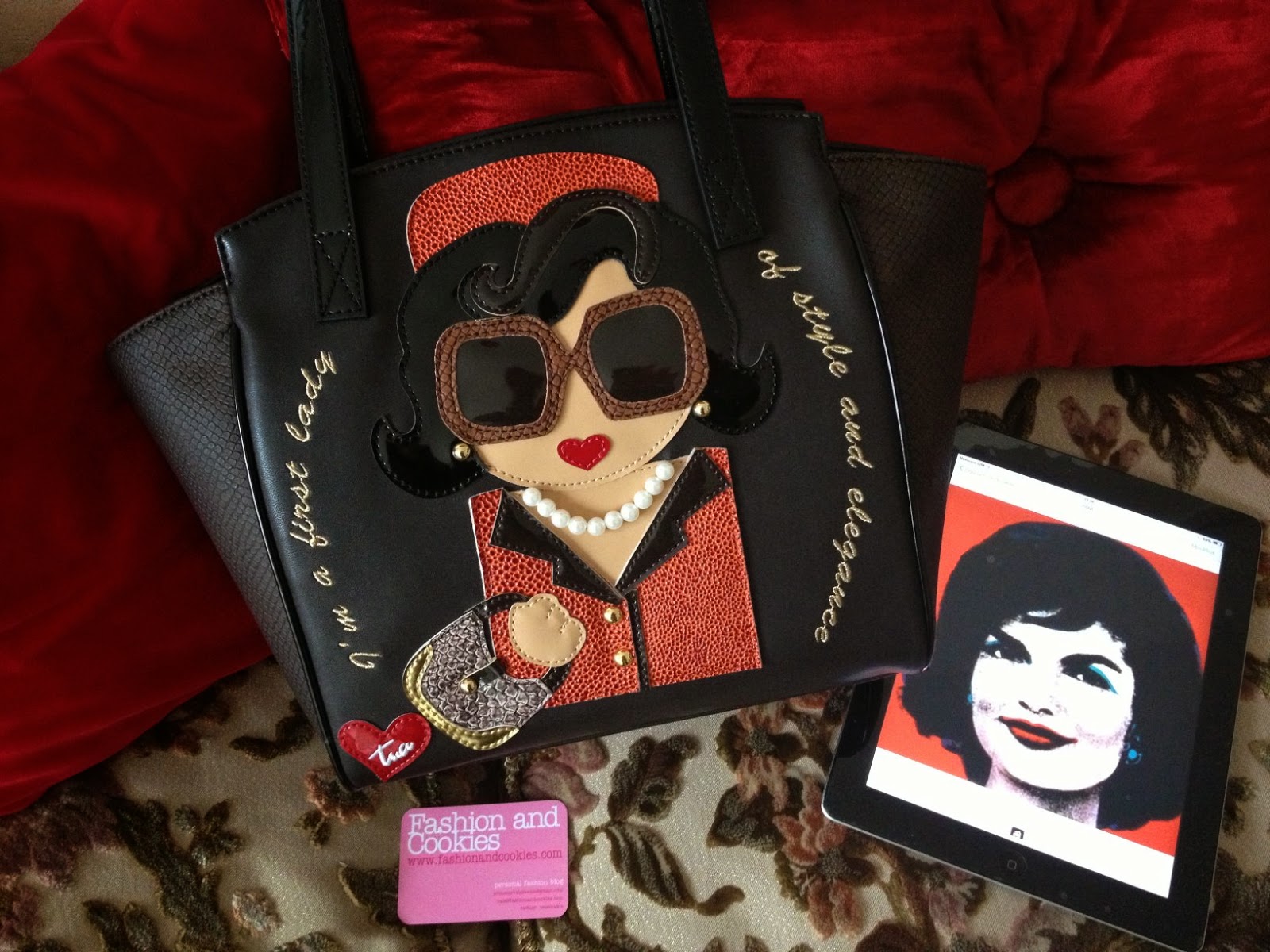 Braccialini Icons, Jackie Kennedy bag, Fashion and Cookies, fashion blogger