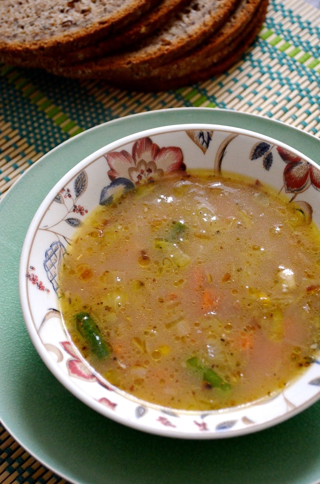 Dishing With Divya Chicken Bones and Vegetable Soup