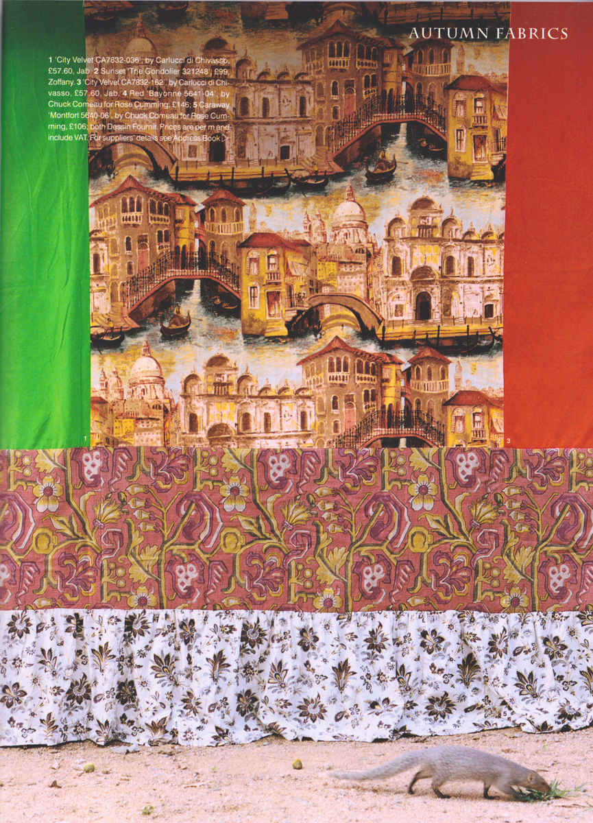 Melissa White Hand Painted Interiors THE GONDOLIER, a new design for