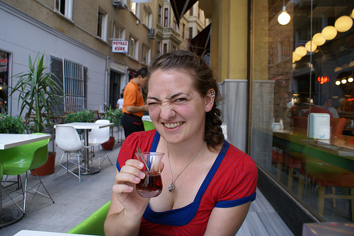 Apple tea Istanbul Turkey ebe