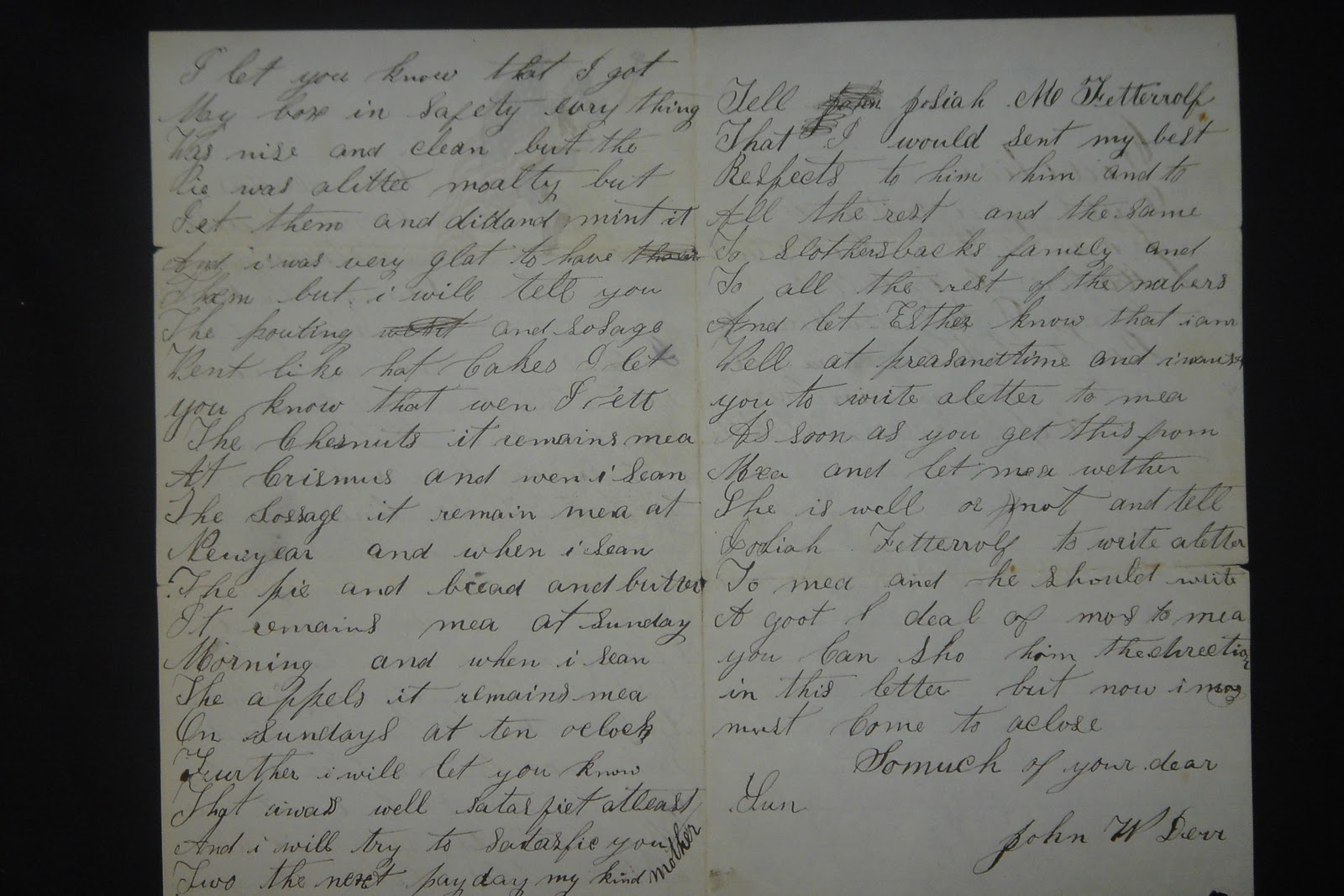 Essay on a letter written by adam krieger 07 picture