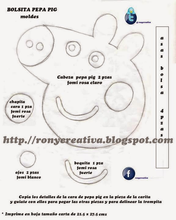 ronycreativa: PEPPA PIG BOLSITA DE FOAMY, LAPICERO Y LIBRETITA ronycreativa: PEPPA PIG BOLSITA DE FOAMY, LAPICERO Y LIBRETITA