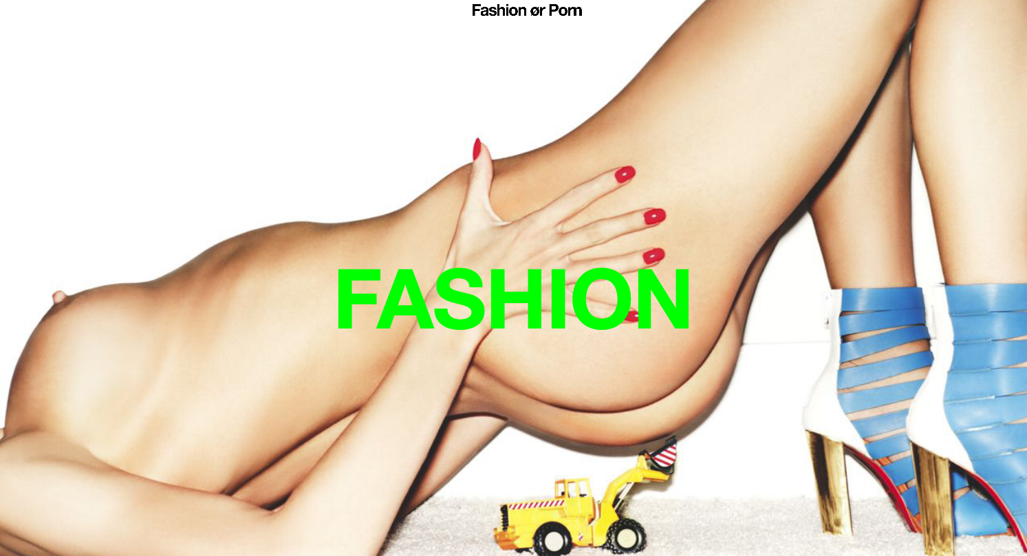 pornografia no mundo da moda