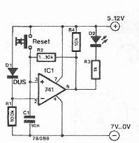 Drop voltage indicator circuit Drop voltage indicator circuit