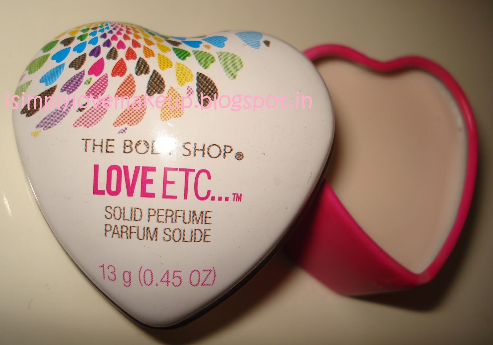 Body Shop Love Etc Solid Perfume. 