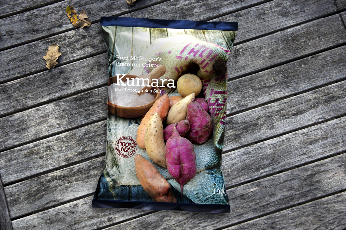 Brett McGregor's Kumara Crisps (Concept) on Packaging of the World