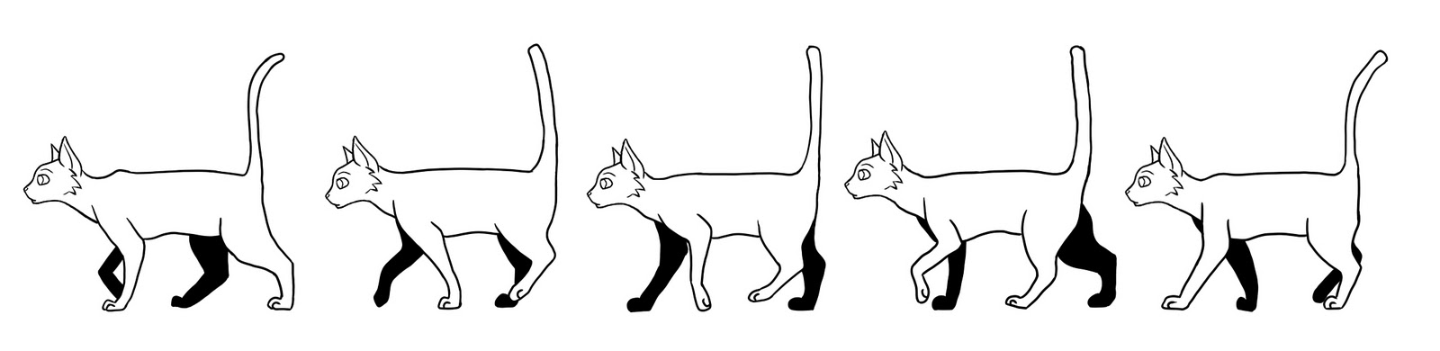 Elegant Walk Cat Animation Elegant Walk Cat Animation