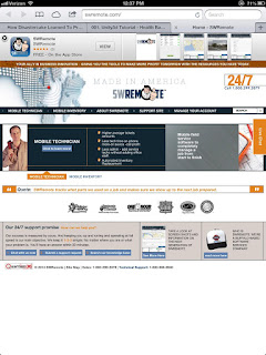 Site on the iPad3 without the app installed.