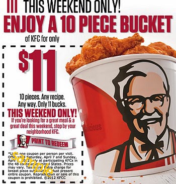 Coupons kfc december 2019