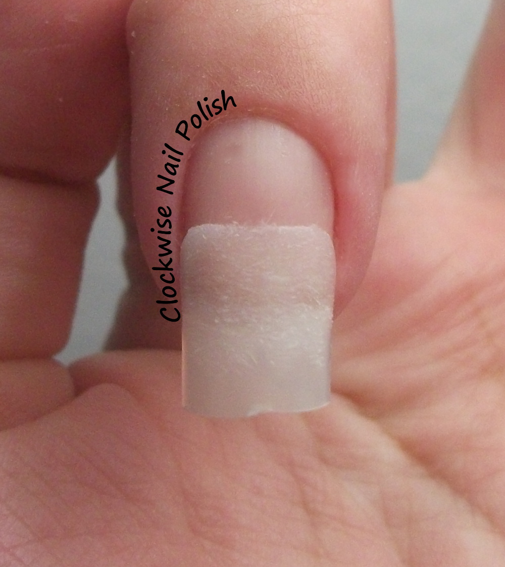 The Clockwise Nail Polish Broken Nail... Now what?? Nail Tip & Acrygel