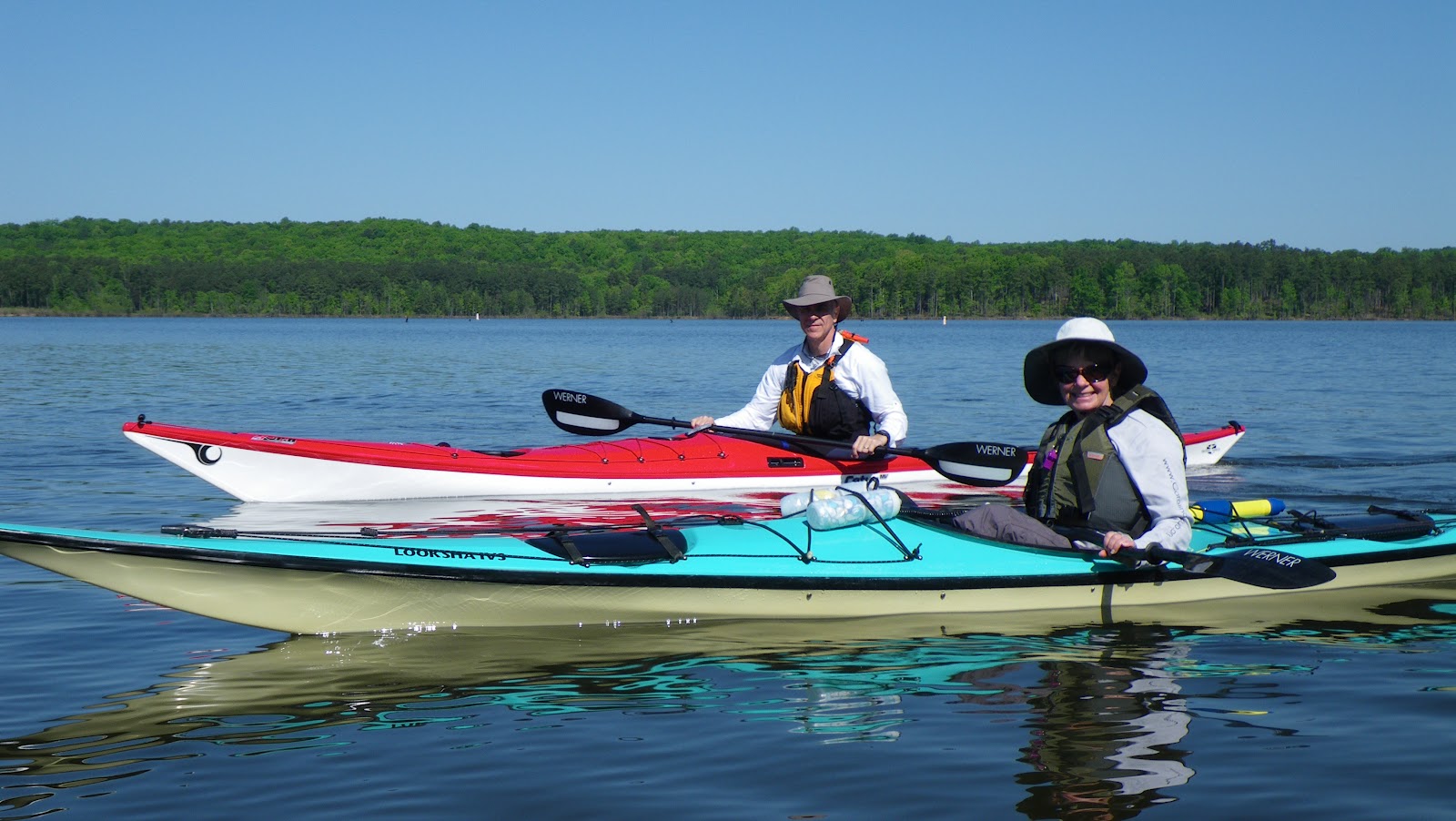 Paddling and Sailing: Jordan Lake with Carolina Kayak Club friends