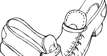 Zapatos de Varón para colorear - Dibujos para Colorear | Dibujos para