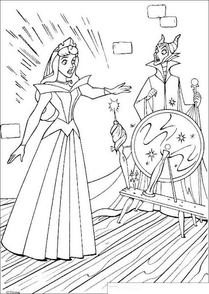 Sleeping Beauty Coloring Pages