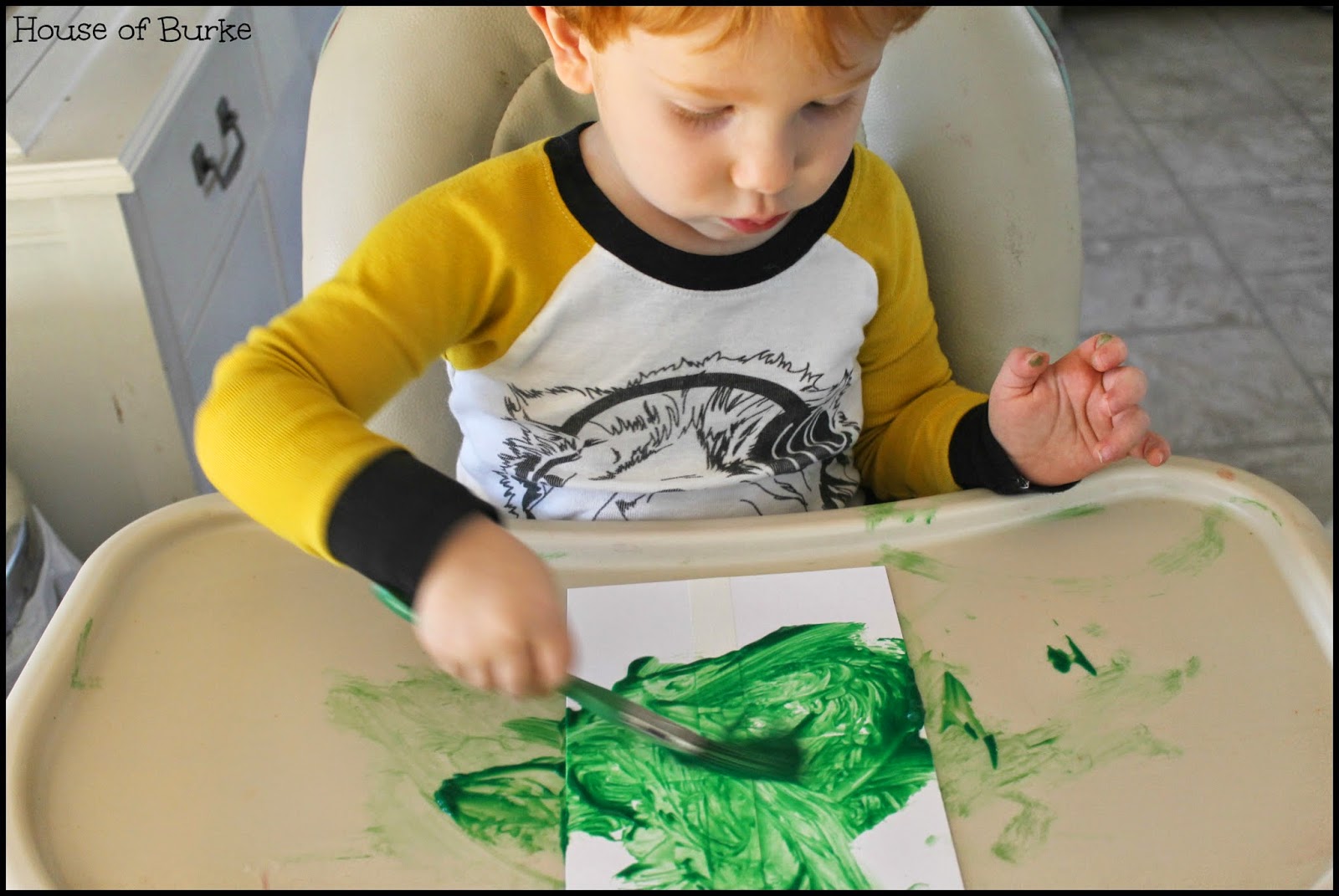 House of Burke Tape Resist Christmas Presents