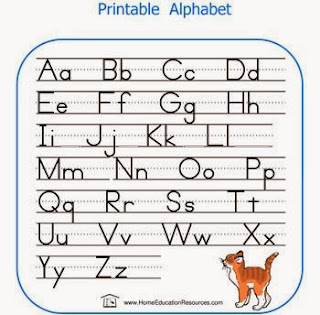 English Alphabet Handwriting