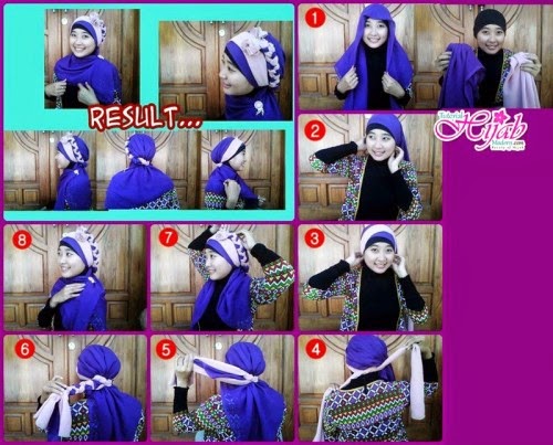 Cara Memakai Jilbab Kreasi untuk Kebaya Wisuda Cara Memakai Jilbab Kreasi untuk Kebaya Wisuda