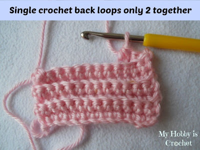Single crochet two together (sc2tog) - Crochet Stitch