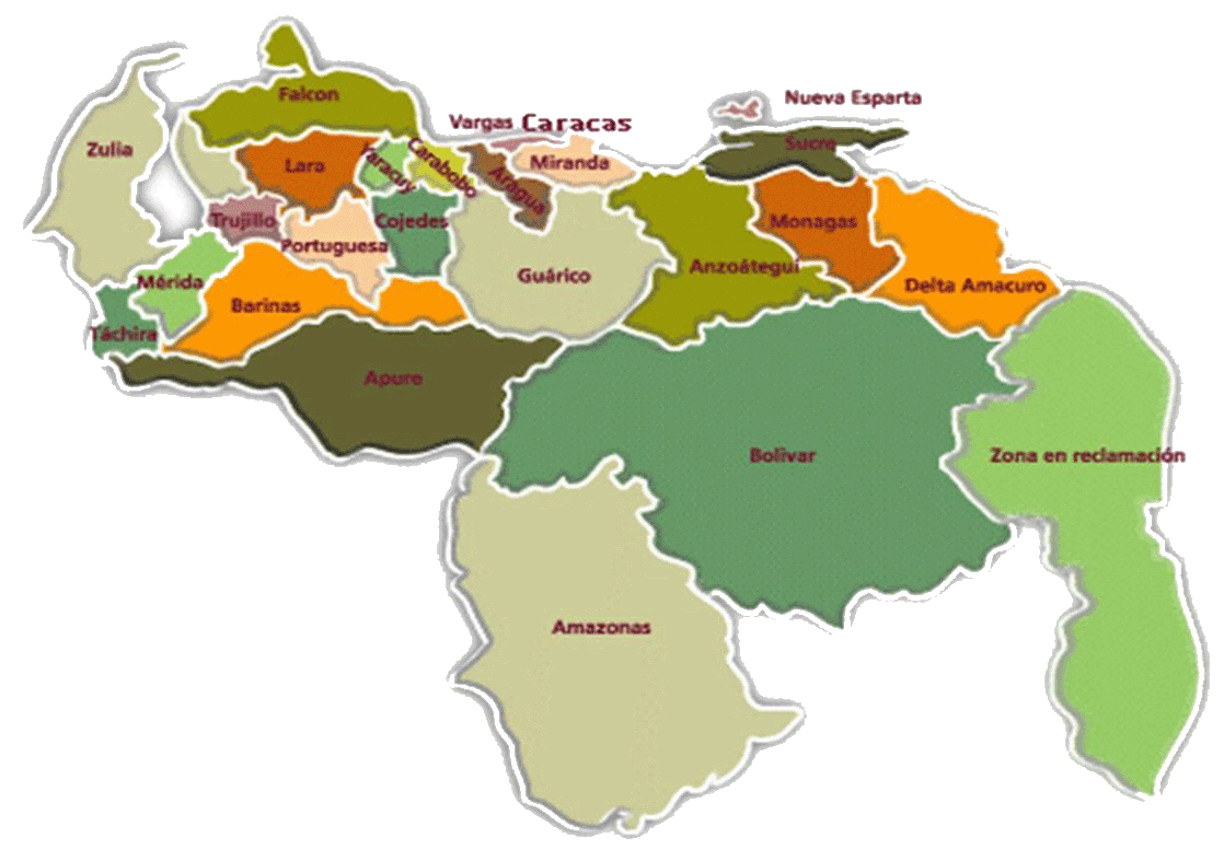 33+ Mapa De Venezuela Con Sus Estado Y Capitales Pictures