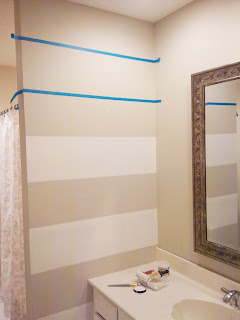 The absolute easiest way to paint stripes on a wall. Great tutorial.