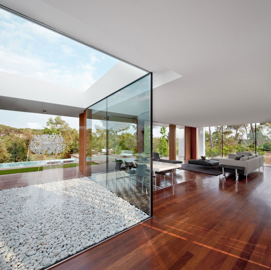 World of architecture: modern villa indigo, catalonia, spain