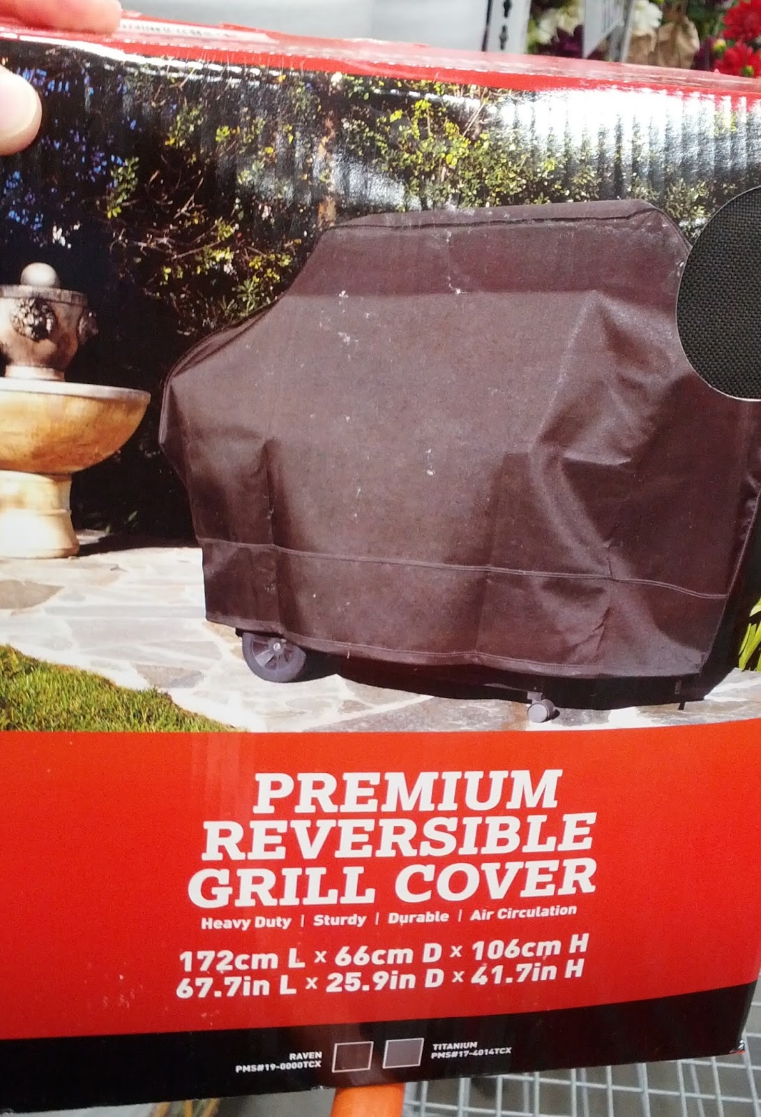 Premium Reversible BBQ Grill Cover Costco Weekender