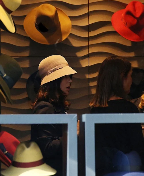 The Crown Princess stepped out in Milan to go hat shopping.