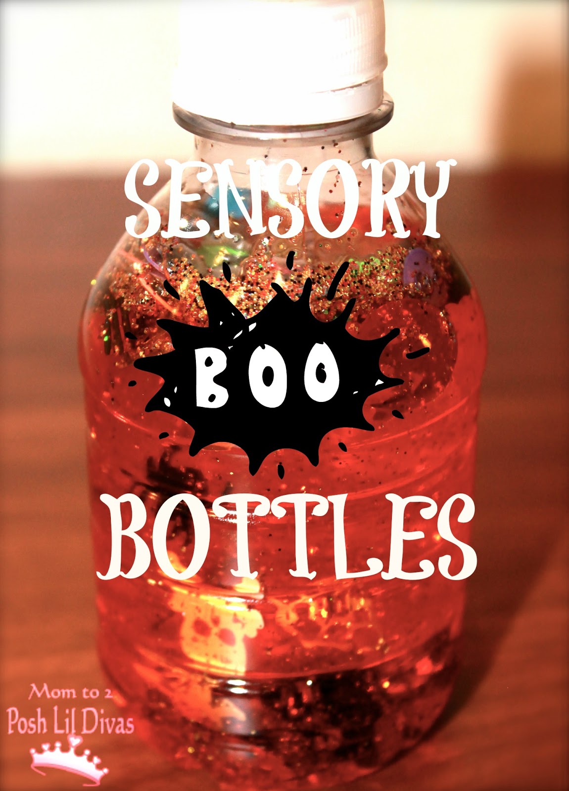 Mom To 2 Posh Lil Divas Halloween Fun Sensory Boo Bottles For Kids