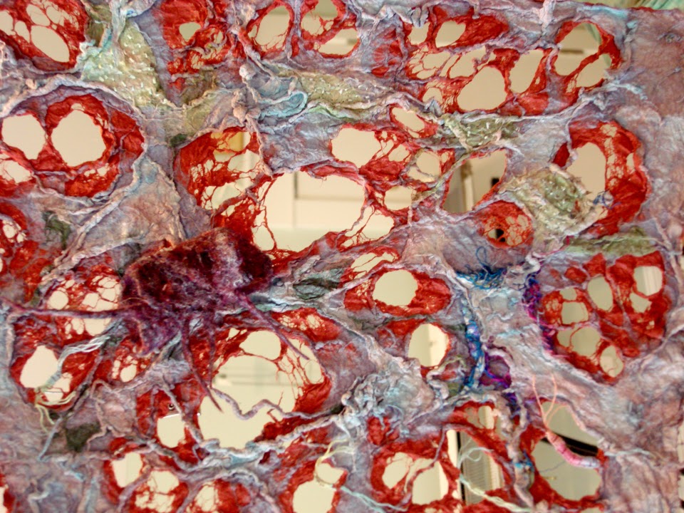 Margo Duke Working with Mulberry Paper Joomchi Beginnings