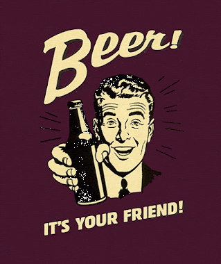 Olut on minun ja sinun hyvä ystävä.