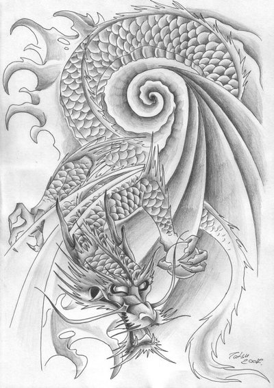  Tattoos Ideas on Oriental Dragon Tattoo Designs