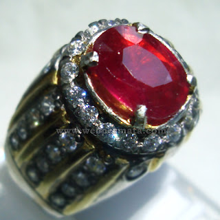 batu permata asli, natural ruby corundum, cincin batu ruby, merah ruby