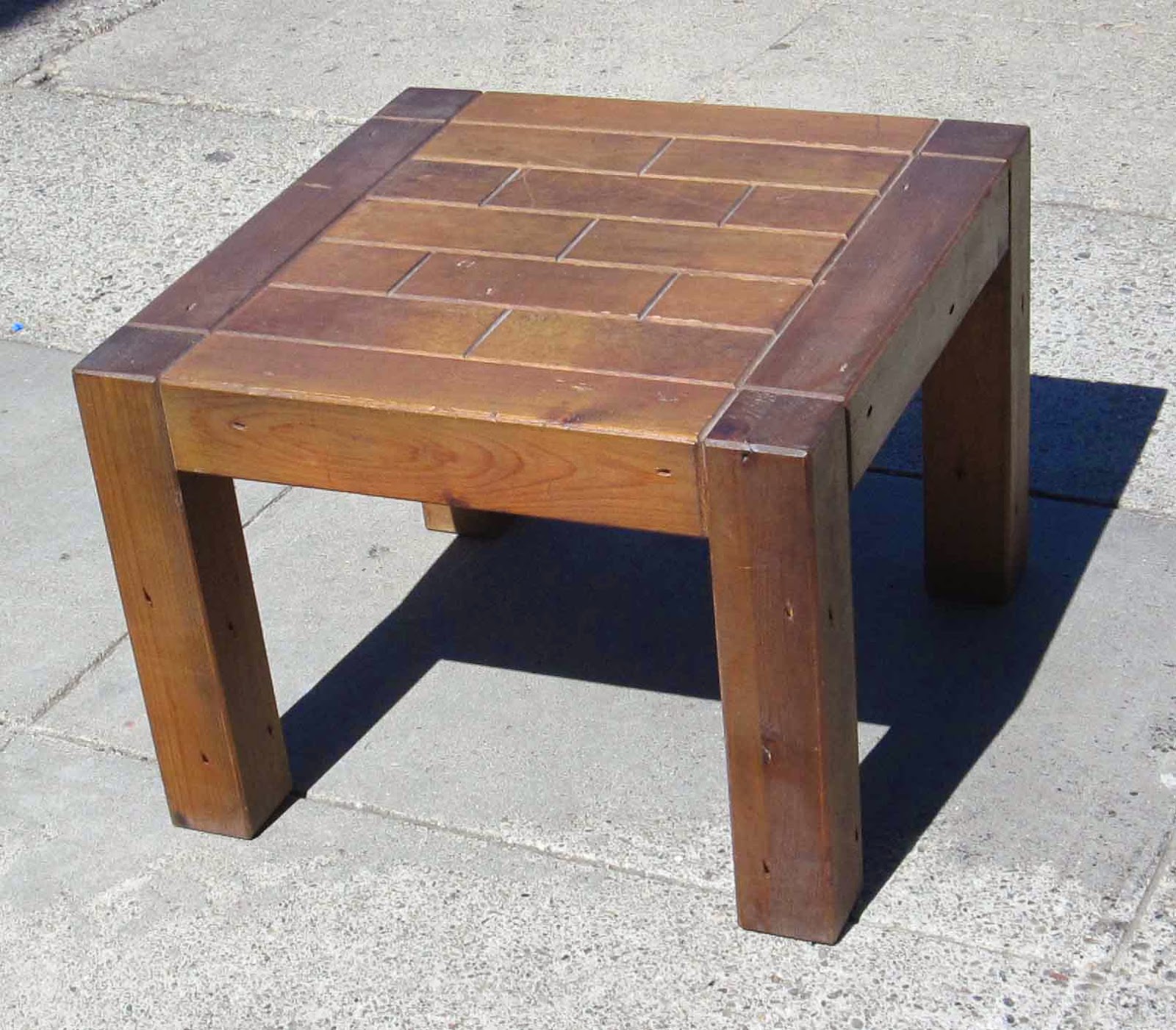 UHURU FURNITURE & COLLECTIBLES SOLD 70's Wood End Table 20
