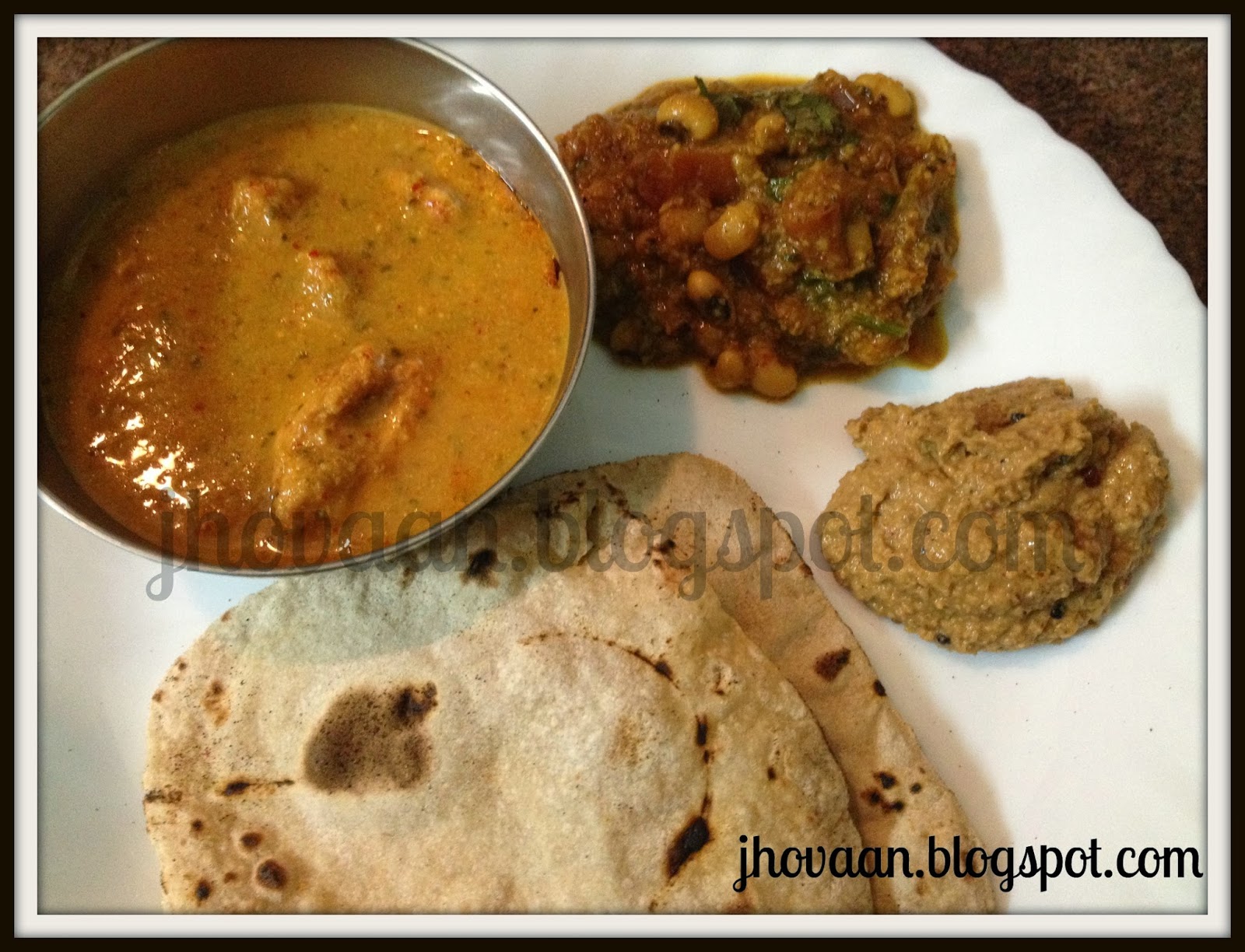 Jhovaan Meal (in Konkani) Recipe Maharashtrian Chawli Usal / Lobia / Black Eyed Peas Curry