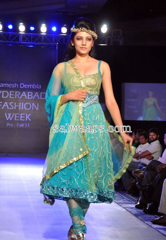 Designer Salwaar Kameez Collection at Hyderabad Fashion Week 2011 Indian Dresses