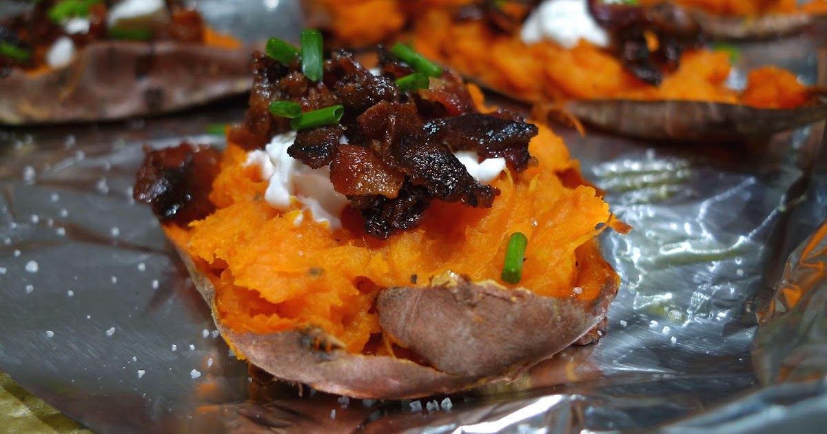 siriously delicious Baked Sweet Potato Skins