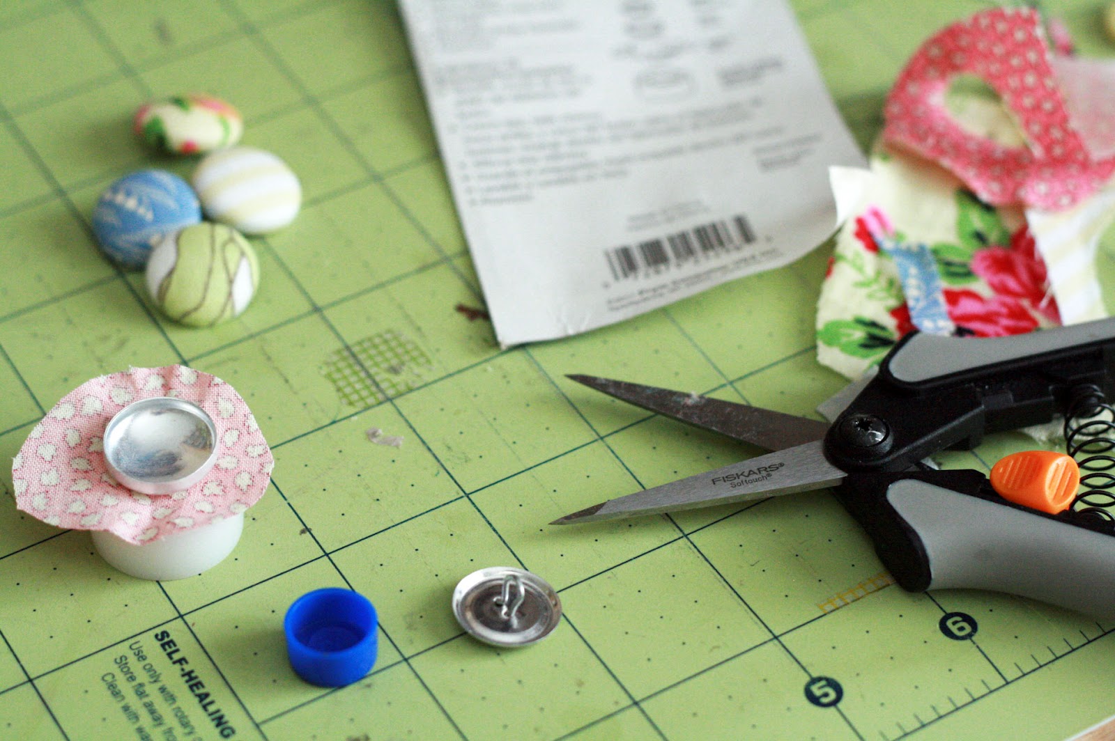 The Creative Place Fabric Covered Buttons