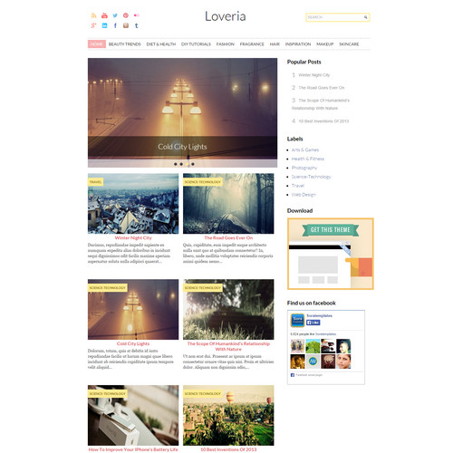 Loveria Fashion Blogger Theme Loveria Fashion Blogger Theme