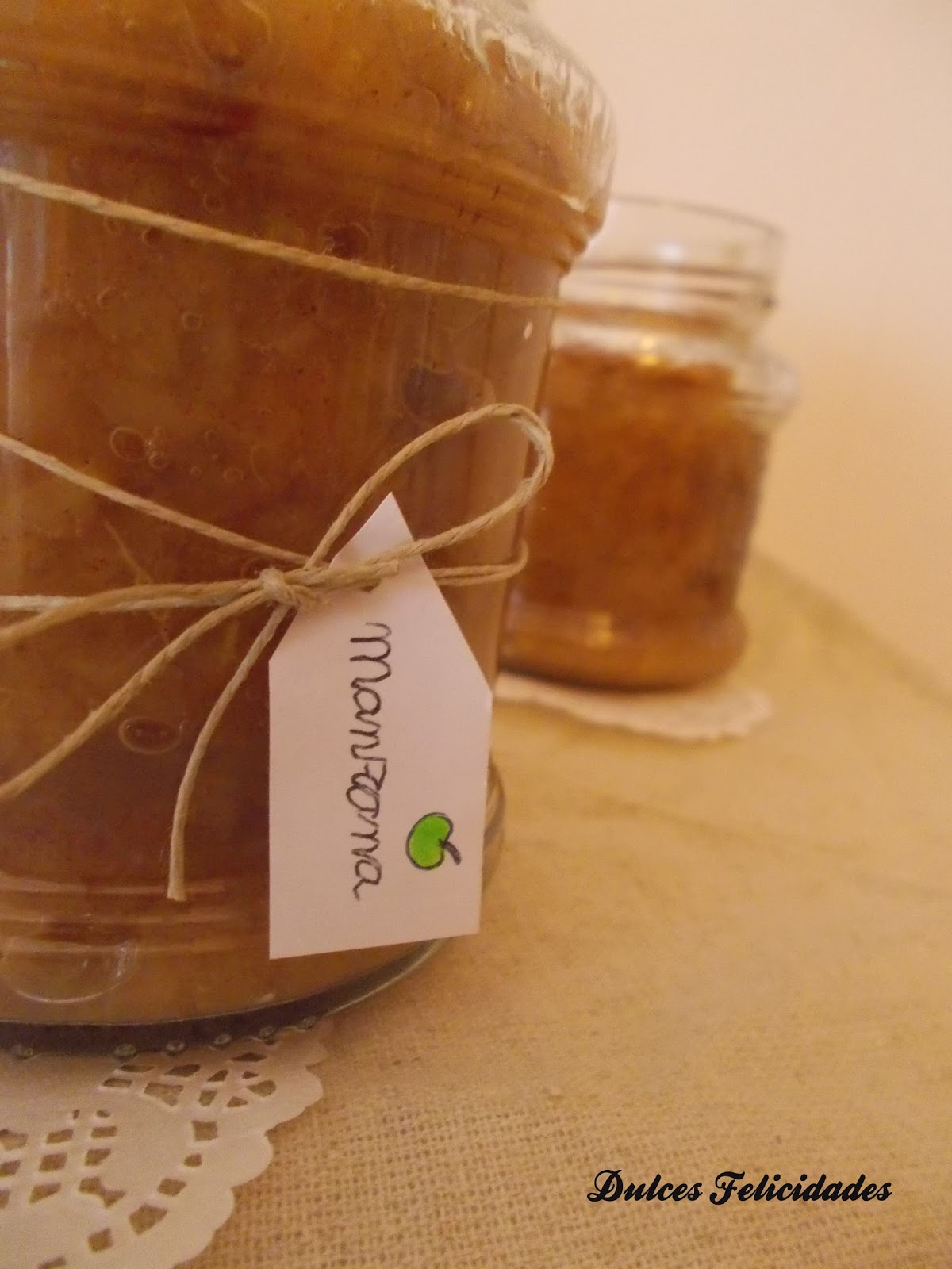 Dulces felicidades: Mermelada de manzana sin azúcar