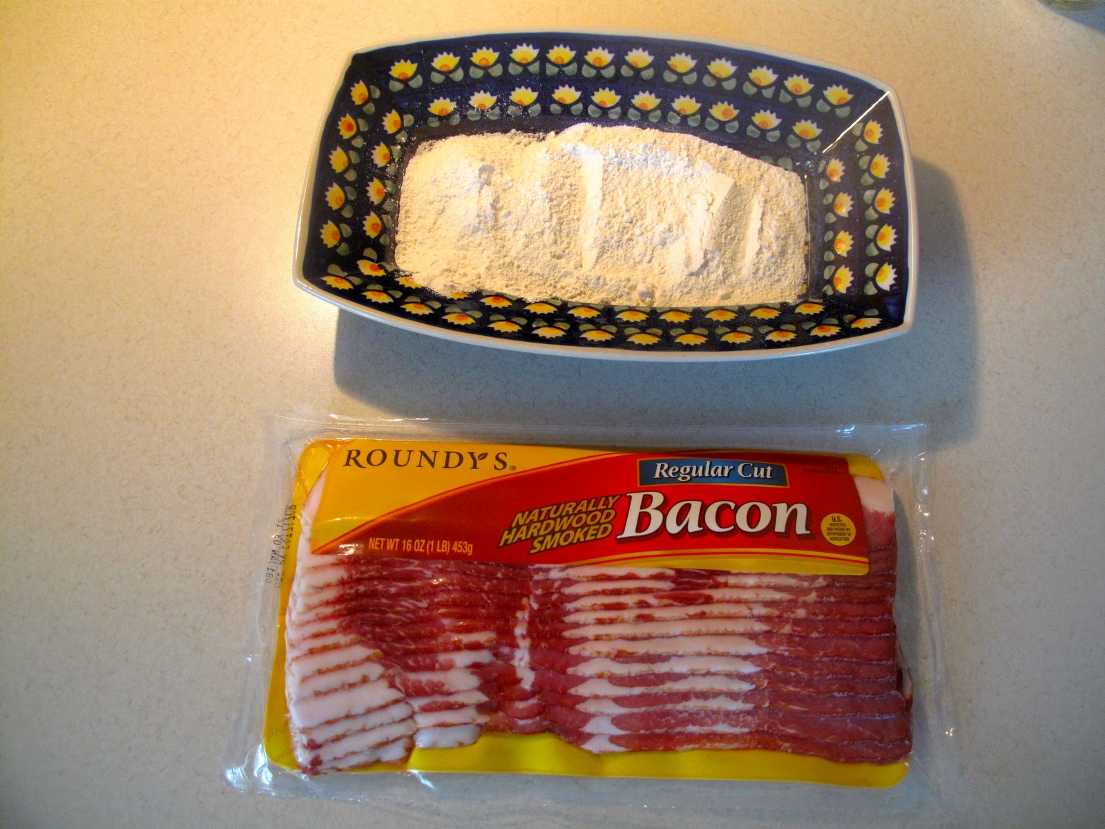 Cheerful Thrifty Door Floured Bacon