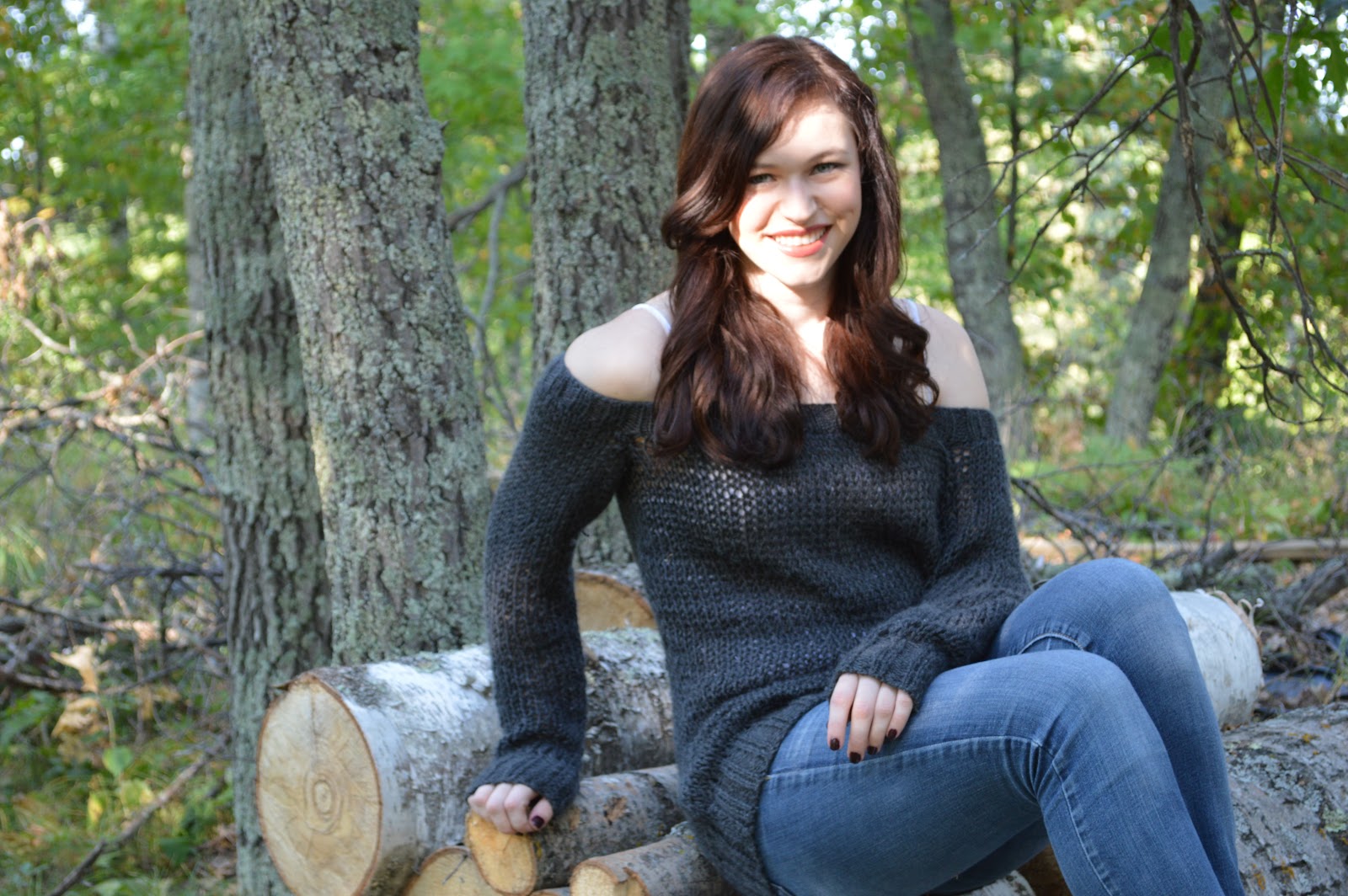 Annabel Pierce: Cozy Off-the-Shoulder Sweater!
