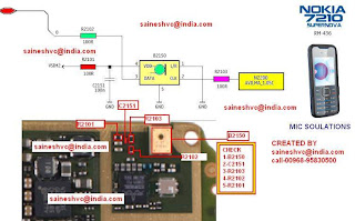 nokia 7210 supernova microphone problem