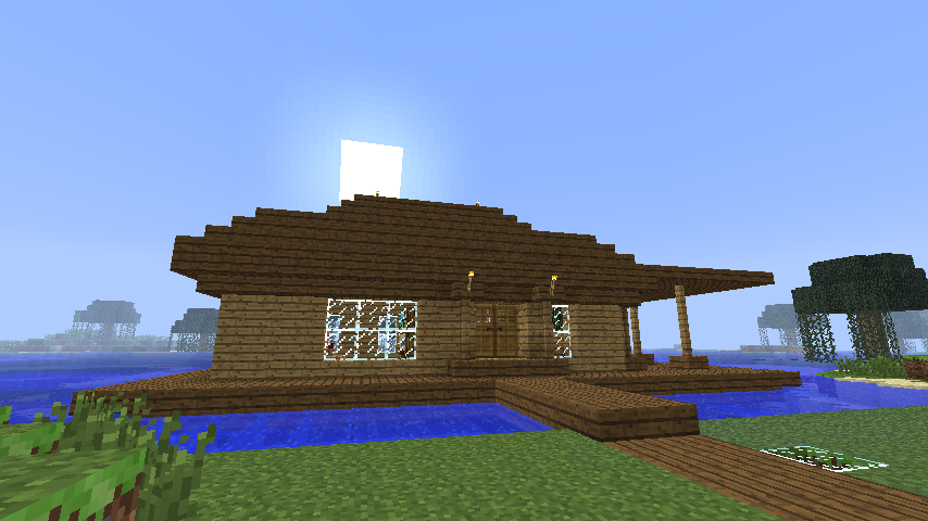 Kleines Strandhaus Minecraft