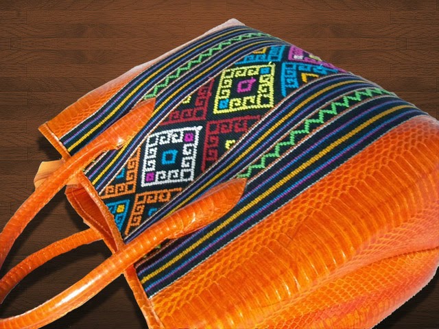 Tas Tenun Buna Orange Tas Tenun Buna Orange